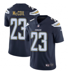 Men's Nike Los Angeles Chargers #23 Dexter McCoil Navy Blue Team Color Vapor Untouchable Limited Player NFL Jersey