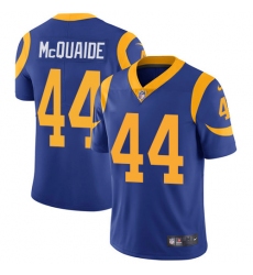 Men's Nike Los Angeles Rams #44 Jacob McQuaide Royal Blue Alternate Vapor Untouchable Limited Player NFL Jersey