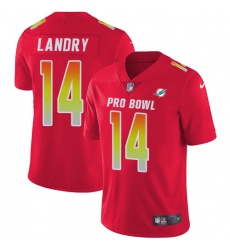 Women's Nike Miami Dolphins #14 Jarvis Landry Limited Red 2018 Pro Bowl NFL Jersey