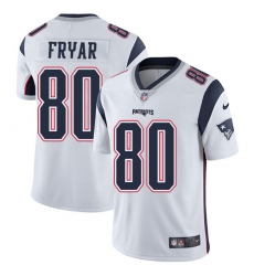 Youth Nike New England Patriots #80 Irving Fryar White Vapor Untouchable Limited Player NFL Jersey