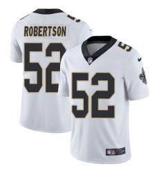 Youth Nike New Orleans Saints #52 Craig Robertson White Vapor Untouchable Limited Player NFL Jersey