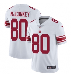 Men's Nike New York Giants #80 Phil McConkey White Vapor Untouchable Limited Player NFL Jersey