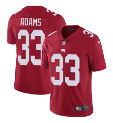 Youth Nike New York Giants #33 Andrew Adams Red Alternate Vapor Untouchable Limited Player NFL Jersey