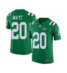 Men's New York Jets #20 Marcus Maye Limited Green Rush Vapor Untouchable Football Jersey