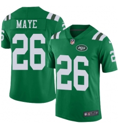 Men's Nike New York Jets #26 Marcus Maye Limited Green Rush Vapor Untouchable NFL Jersey