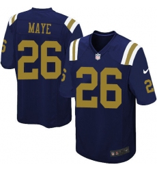 Youth Nike New York Jets #26 Marcus Maye Limited Navy Blue Alternate NFL Jersey
