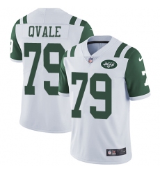 Youth Nike New York Jets #79 Brent Qvale White Vapor Untouchable Limited Player NFL Jersey
