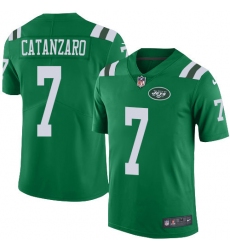 Youth Nike New York Jets #7 Chandler Catanzaro Limited Green Rush Vapor Untouchable NFL Jersey