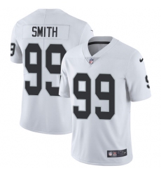 Youth Nike Oakland Raiders #99 Aldon Smith White Vapor Untouchable Limited Player NFL Jersey