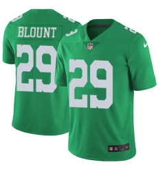 Men's Nike Philadelphia Eagles #35 LeGarrette Blount Limited Green Rush Vapor Untouchable NFL Jersey