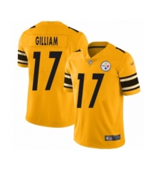 Women's Pittsburgh Steelers #17 Joe Gilliam Limited Gold Inverted Legend Football Jersey