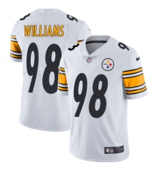 Youth Nike Pittsburgh Steelers #98 Vince Williams White Vapor Untouchable Limited Player NFL Jersey
