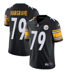 Men's Nike Pittsburgh Steelers #79 Javon Hargrave Black Team Color Vapor Untouchable Limited Player NFL Jersey
