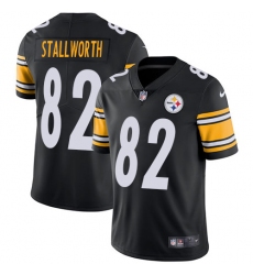 Men's Nike Pittsburgh Steelers #82 John Stallworth Black Team Color Vapor Untouchable Limited Player NFL Jersey