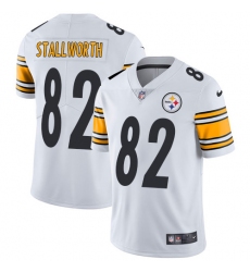 Men's Nike Pittsburgh Steelers #82 John Stallworth White Vapor Untouchable Limited Player NFL Jersey
