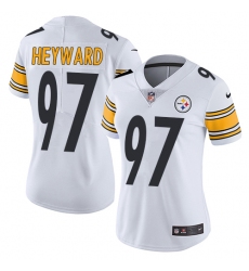 Women's Nike Pittsburgh Steelers #97 Cameron Heyward White Vapor Untouchable Limited Player NFL Jersey
