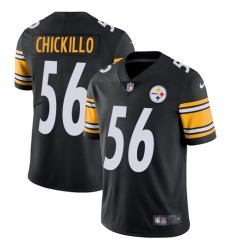 Youth Nike Pittsburgh Steelers #56 Anthony Chickillo Black Team Color Vapor Untouchable Limited Player NFL Jersey