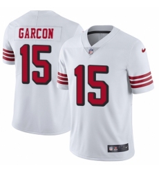 Youth Nike San Francisco 49ers #15 Pierre Garcon Limited White Rush Vapor Untouchable NFL Jersey