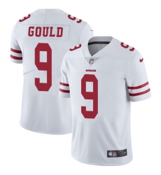 Men's Nike San Francisco 49ers #9 Robbie Gould White Vapor Untouchable Limited Player NFL Jersey