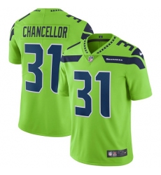 Men's Nike Seattle Seahawks #31 Kam Chancellor Limited Green Rush Vapor Untouchable NFL Jersey