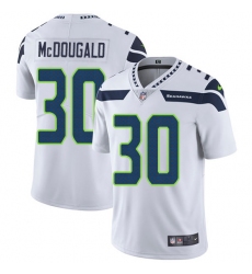 Men's Nike Seattle Seahawks #30 Bradley McDougald White Vapor Untouchable Limited Player NFL Jersey