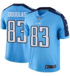 Men's Nike Tennessee Titans #83 Harry Douglas Limited Light Blue Rush Vapor Untouchable NFL Jersey