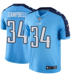 Youth Nike Tennessee Titans #34 Earl Campbell Light Blue Team Color Vapor Untouchable Limited Player NFL Jersey