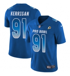 Men's Nike Washington Redskins #91 Ryan Kerrigan Limited Royal Blue 2018 Pro Bowl NFL Jersey