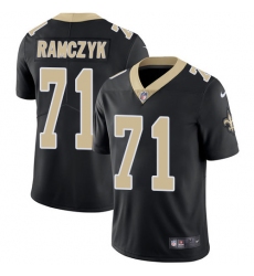 Men's Nike New Orleans Saints #71 Ryan Ramczyk Black Team Color Vapor Untouchable Limited Player NFL Jersey