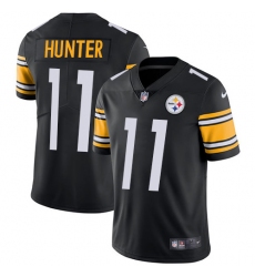 Youth Nike Pittsburgh Steelers #11 Justin Hunter Black Team Color Vapor Untouchable Limited Player NFL Jersey
