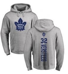 NHL Adidas Toronto Maple Leafs #32 Kris Versteeg Ash Backer Pullover Hoodie