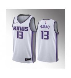 Men's Sacramento Kings #13 Keegan Murray 2022 Draft White Basketball Stitched Jersey