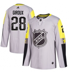 Youth Adidas Philadelphia Flyers #28 Claude Giroux Authentic Gray 2018 All-Star Metro Division NHL Jersey