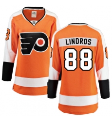 Women's Philadelphia Flyers #88 Eric Lindros Fanatics Branded Orange Home Breakaway NHL Jersey