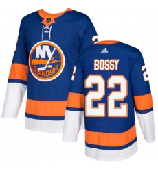 Men's Adidas New York Islanders #22 Mike Bossy Premier Royal Blue Home NHL Jersey