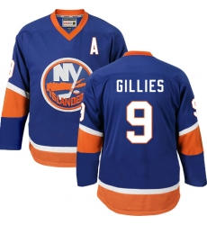 Men's CCM New York Islanders #9 Clark Gillies Premier Baby Blue Throwback NHL Jersey