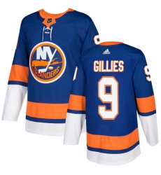 Youth Adidas New York Islanders #9 Clark Gillies Premier Royal Blue Home NHL Jersey