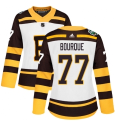 Women's Adidas Boston Bruins #77 Ray Bourque Authentic White 2019 Winter Classic NHL Jersey