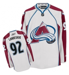 Youth Reebok Colorado Avalanche #92 Gabriel Landeskog Authentic White Away NHL Jersey