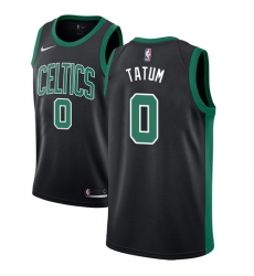 Men's Adidas Boston Celtics #0 Jayson Tatum Authentic Black NBA Jersey - Statement Edition