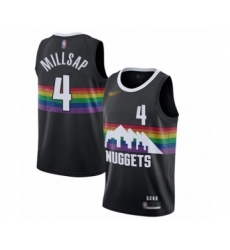 Youth Denver Nuggets #4 Paul Millsap Swingman Black Basketball Jersey - 2019  20 City Edition