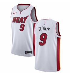 Youth Nike Miami Heat #9 Kelly Olynyk Swingman NBA Jersey - Association Edition