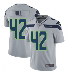 Youth Nike Seattle Seahawks #42 Delano Hill Grey Alternate Vapor Untouchable Elite Player NFL Jersey