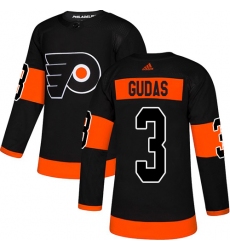 Youth Adidas Philadelphia Flyers #3 Radko Gudas Premier Black Alternate NHL Jersey