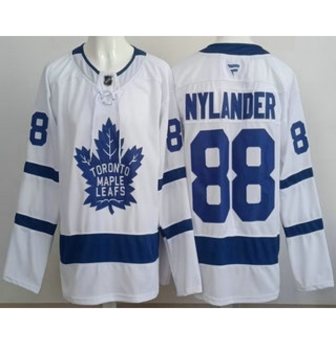 Men's Toronto Maple Leafs #88 William Nylander White Authentic Jersey