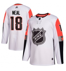 Men's Adidas Vegas Golden Knights #18 James Neal Authentic White 2018 All-Star Pacific Division NHL Jersey