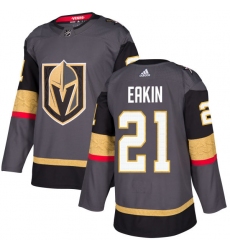 Men's Adidas Vegas Golden Knights #21 Cody Eakin Premier Gray Home NHL Jersey