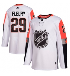 Men's Adidas Vegas Golden Knights #29 Marc-Andre Fleury Authentic White 2018 All-Star Pacific Division NHL Jersey