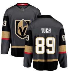 Men's Vegas Golden Knights #89 Alex Tuch Authentic Black Home Fanatics Branded Breakaway NHL Jersey