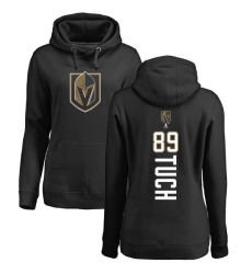 NHL Women's Adidas Vegas Golden Knights #89 Alex Tuch Black Backer Pullover Hoodie
